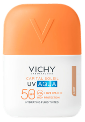 VICHY UV Aqua Tinted SPF50 apsauginis kremas nuo saulės, 50 ml