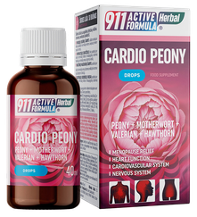 911 Cardio Peony pilieni, 40 ml