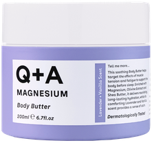 Q+A Magnesium ķermeņa sviests, 200 ml