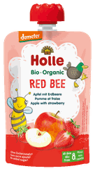 HOLLE Ābolu un zemeņu biezenis, 100 g