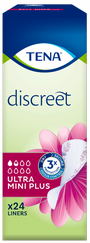TENA Discreet Ultra Mini Plus uroloģiskie ieliktņi, 24 gab.