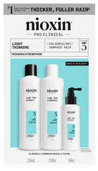 NIOXIN Hair Care System 3 Kit for Colored Hair with Light Thinning komplekts, 1 gab.
