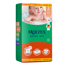 MOLTEX Extra Dry Midi autiņbiksītes, 64 gab.