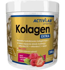 ACTIVLAB Kolagen XTRA Raspberry-strawberry pulveris, 300 g