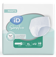 ID Sensitive Pants Super XL (130-170 cm) biksītes, 12 gab.