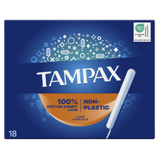 TAMPAX Plastic Free, Super Plus tamponi, 18 gab.
