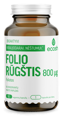 ECOSH bioaktyvi Folio rūgštis 800 µg kapsulės, 90 vnt.