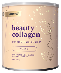 ICONFIT Beauty Collagen ar Apelsīnu garšu pulveris, 300 g