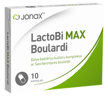 JONAX Jonax Lactobi Max Boulardi N10 kapsulės, 10 vnt.