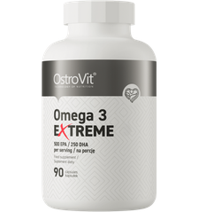 OSTROVIT Omega 3 Extreme kapsulės, 90 vnt.