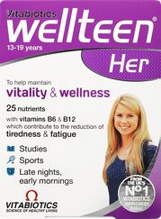 WELLTEEN Her Vitality&Wellness tabletes, 30 gab.