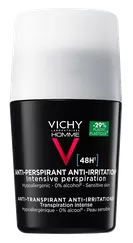 VICHY Homme Anti-perspirant For Sensitive Skin 48H antiperspirants, 50 ml