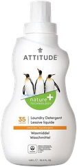 ATTITUDE Ar Citrusaugļu Smaržu, Ekoloģisks šķidrais veļas mazgāšanas līdzeklis, 1050 ml