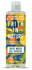FAITH IN NATURE Grapefruit & Orange dušas želeja, 400 ml