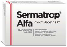SERMATROP ALFA tabletes, 30 gab.