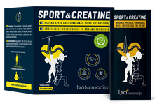 BIOFARMACIJA Sport & Creatine pulveris, 28 gab.