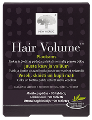NEW NORDIC Hair Volume tabletes, 90 gab.