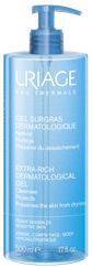 URIAGE Extra-Rich Dermatological mazgāšanās želeja, 500 ml