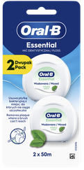 ORAL-B Essential, Mint (50m+50m) zobu diegs, 1 gab.