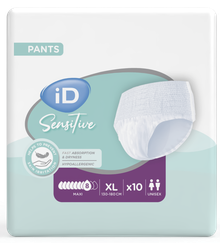 ID Sensitive Pants Maxi XL (130-180 cm) biksītes, 10 gab.
