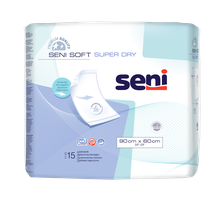 SENI Soft Super Dry (60x90 cm) absorbējošie palagi, 15 gab.