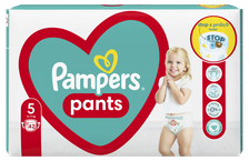 PAMPERS Maxi Pack 5 (12-17 kg) autiņbiksītes, 42 gab.