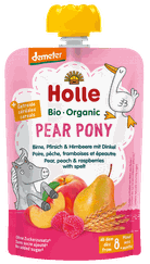 HOLLE Bumbieru, persiku, aveņu un speltas biezenis, 100 g