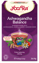 YOGI TEA Ashwagandha Balance Organic Bio tēja maisiņos, 17 gab.