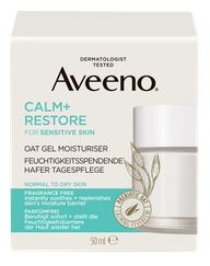 AVEENO Calm+Restore Oat Moisturiser gels, 50 ml