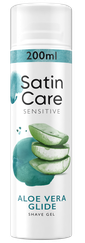 GILLETTE Satin Care Aloe Vera skūšanas želeja, 200 ml