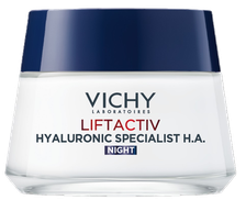 VICHY Lifactiv H.A. Anti-Wrinkle Firming Night veido kremas, 50 ml