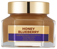 HOLIKA HOLIKA Honey Sleeping Pack (Blueberry Honey) sejas maska, 90 ml