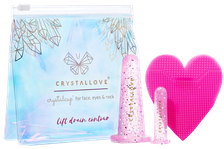 CRYSTALLOVE Face Cupping Set - Rose komplekts, 1 gab.