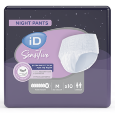 ID Sensitive Pants Maxi Night M (80–130 cm) biksītes, 10 gab.