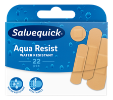 SALVEQUICK Aqua Resist plāksteris, 22 gab.