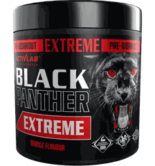 ACTIVLAB Black Panther Extreme Orange, apelsinų skonio milteliai, 300 g