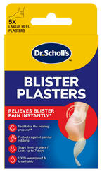 SCHOLL Blister Plasters (large) plāksteri tulznām, 5 gab.