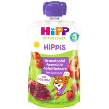 HIPP Ābolu, Aveņu, Granātābolu (no 1 gada) biezenis, 100 g