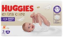 HUGGIES Extra Care Pants S3, 6-11kg biksītes, 48 gab.
