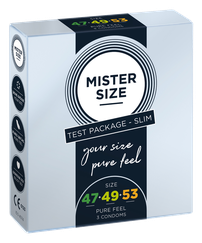 MISTER SIZE 3 izmēri 47-49-53 prezervatīvi, 3 gab.
