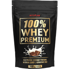 ACTIVLAB 100% Whey Premium Milk Chocolate, pieniško šokolado skonio milteliai, 2000 g