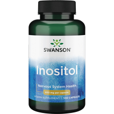 SWANSON Inozitolis 650 Mg, nervų sistemos veiklai, kapsulės, 100 vnt.