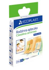 ECOPLAST Family Pack plāksteris, 25 gab.