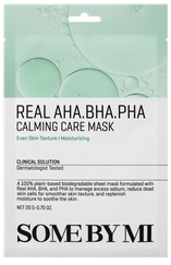 SOME BY MI Real AHA-BHA-PHA Calming auduma sejas maska, 20 g