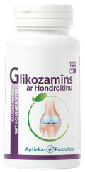 APTIEKAS PRODUKCIJA Glikozamīns ar Hondroitīnu kapsulas, 100 gab.