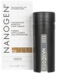 NANOGEN Keratin Cinnamon, akimirksniu apimties suteikianti plaukų pudra, 30 g