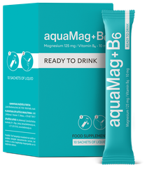 BIOFARMACIJA AquaMag+B6 15 ml paciņas, 10 gab.
