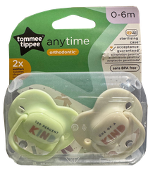 TOMMEE TIPPEE Anytime 0-6 m. māneklītis, 2 gab.