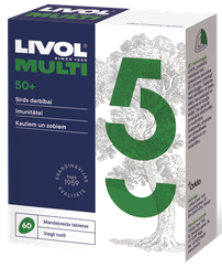 LIVOL  Multi 50+ tabletes, 60 gab.