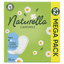 NATURELLA  Camomile Light ikdienas ieliktnīši, 52 gab.